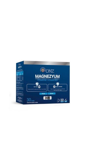 DNZ Magnezyum Vitamin B6 + B12 30 Saşe