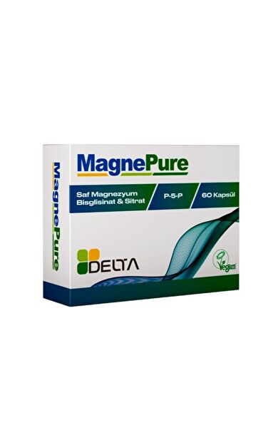 Delta MagnePure 60 Kapsül SKT:09/2028