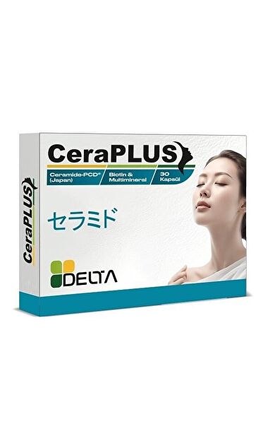 Delta Ceraplus Seramid Biotin Multimineral 30 Kapsül- SKT: 10/2028