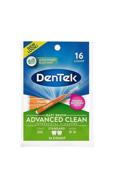 DenTek Easy Brush Gelişmiş Diş Arası Temizleyicileri 16lı