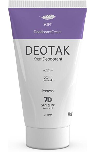 Deotak Unisex Krem Deodorant Soft Hassas Cilt 35 ml