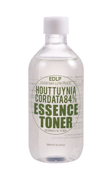 Hassas Ciltler İçin %84 Houttuynia Cordata İçeren Esans Tonik Derma Factory Essence Toner 300 ml