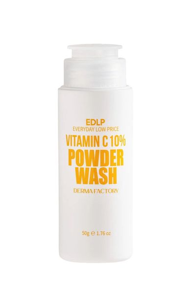 %10 C Vitamini İçeren Toz Enzim Peeling Derma Factory Vitamin C Powder Wash  Yüz Peelingi 50gr