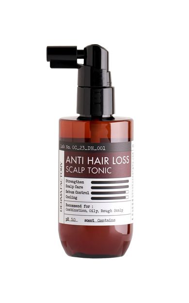 Maya ve Kafein İçeren Saç Dökülmesi Karşıtı Tonik Derma Factory Anti Hair Loss Scalp Tonic 100ml