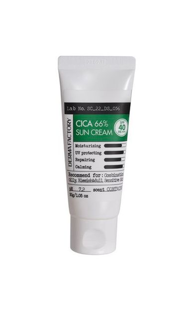 %66 Centella Asiatica Içeren Güneş Kremi Cica Sun Cream Sp40 Pa 30gr