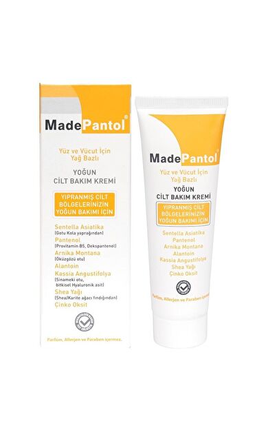 MadePantol Yağ Bazlı Yoğun Cilt Bakım Kremi 50 ml