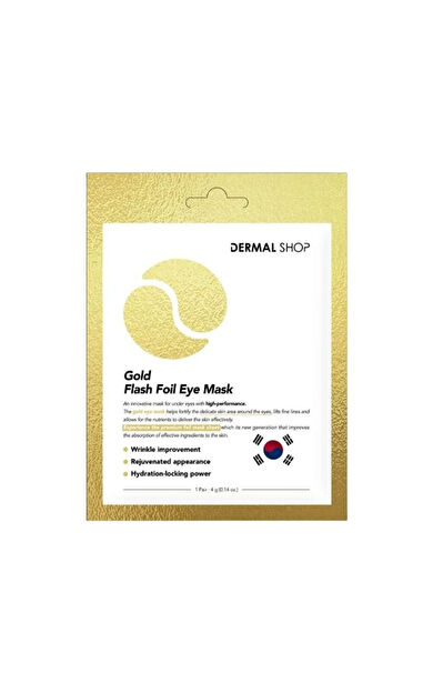 Dermal Korea Altın Folyo Tek Kullanımlık Göz Maskesi 4 Gr