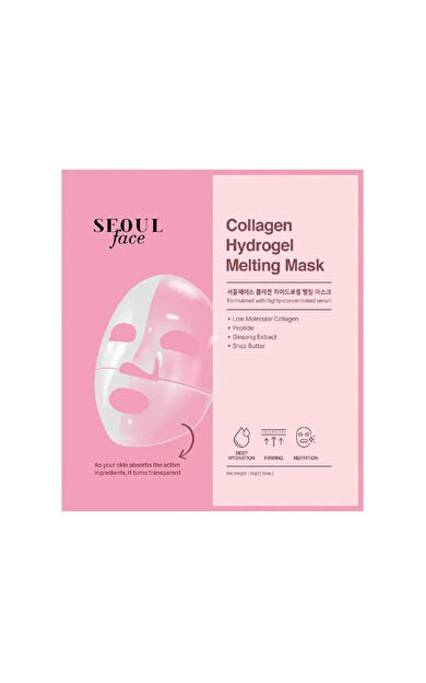 Dermal Korea Seoul Face Kolajen Hidrojel Eriyen Maske 34 Gr