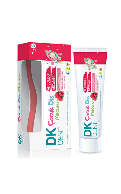 Dermokil Dk Dent Ahududulu Çocuk Diş Macunu 50 ml + Diş Fırçası HEDİYE