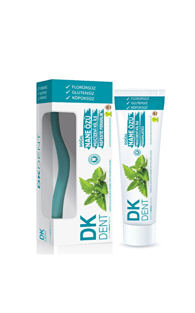 Dermokil Dk Dent Nane Özlü Diş Macunu 75 ml + Diş Fırçası HEDİYE