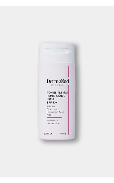 Cilt Tonu Eşitleyici Güneş Kremi Spf 50+ 50 Ml (nad+, Arbutin, Zinc, Hyalüronik Asit)