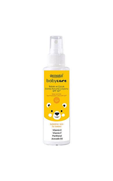 Dermoskin Babycare Bebek ve Çocuk Güneş Koruma Losyonu Spf50+ 100 ml