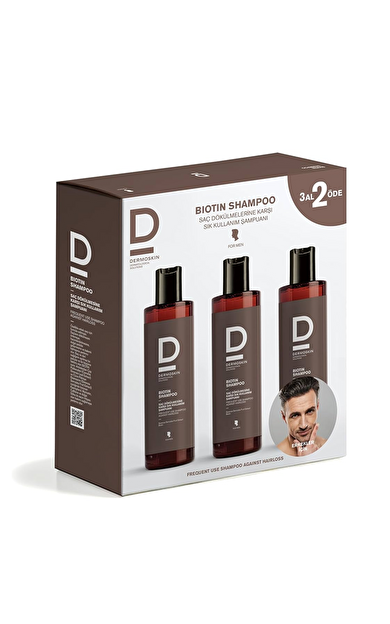 Dermoskin Biotin Shampoo For Men 200ml 3 Al 2 Öde