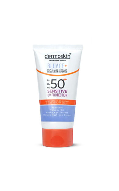 Dermoskin Bluage+ SPF50+ Hassas Ciltler İçin Güneş Kremi 50 ml