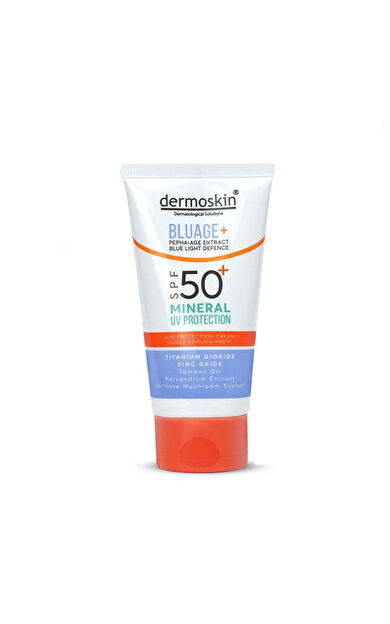 Dermoskin Bluage+ SPF50+ Mineral Filtreli Güneş Koruma Kremi 50 ml