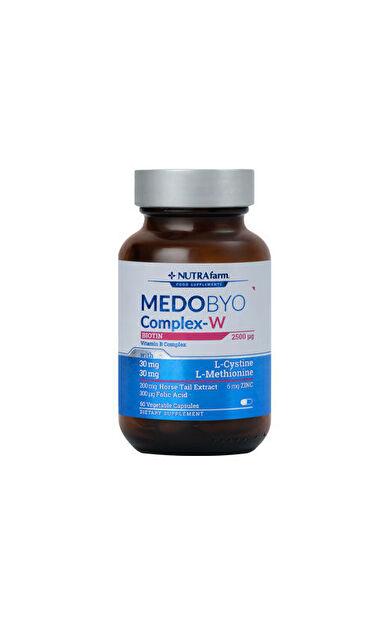 NutraFarm Medobyocomplex-W Biotin 60 Kapsül