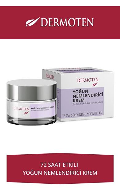 Dermoten 72 Saat Etkili Yoğun Nemlendirici Cilt Bakım Kremi 50 ml