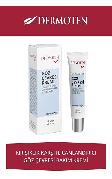 Dermoten Göz Çevresi Bakım Kremi 15 ml
