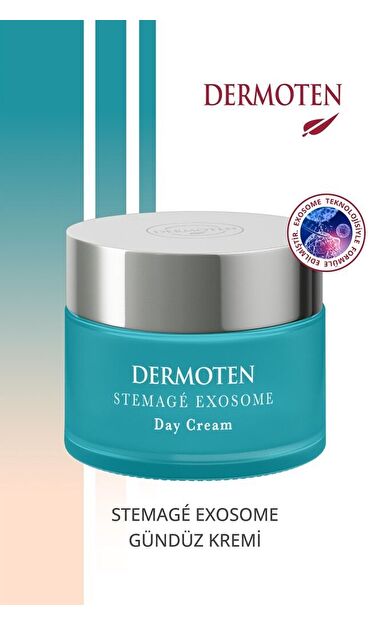 Dermoten StemAgé Exosome Kök Hücre / Nemlendirici-Parlak Görünüm Sağlayan Gündüz Eksozom Kremi 50 ml