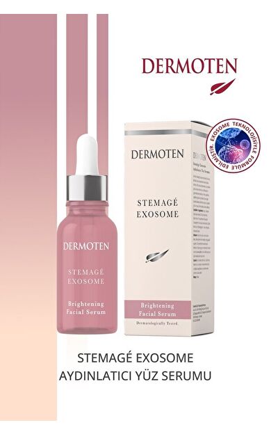 Dermoten StemAgé Exosome Kök Hücre / Eksozom Aydınlatıcı Yüz Serumu 30 ml