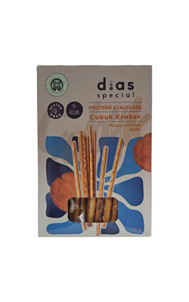DİAS SPECİAL Düşük Proteinli Çubuk Kraker 70g
