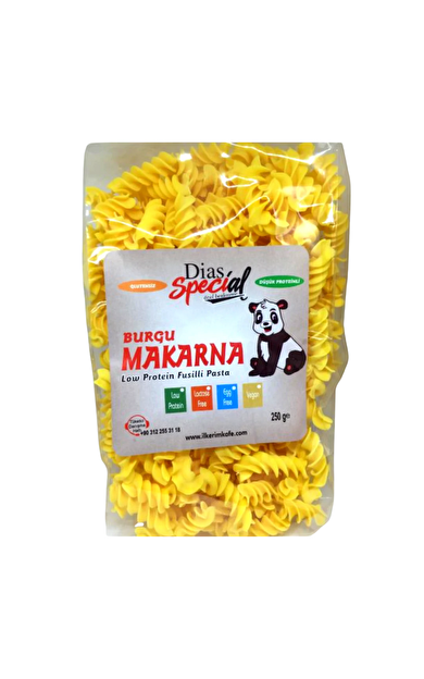 DİAS SPECİAL Düşük Proteinli Burgu Makarna 250g