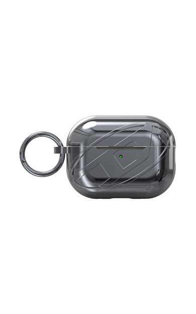 Diesel AirPods Pro / Pro 2 için Parlak Kılıf - Gümüş