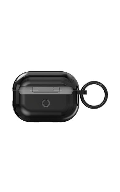 Diesel AirPods Pro / Pro 2 için Parlak Kılıf - Siyah