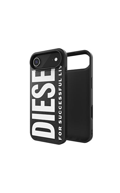 Diesel iPhone 17 Air Uyumlu Magsafe Destekli Core Kalıplı Kılıf - Siyah/Beyaz