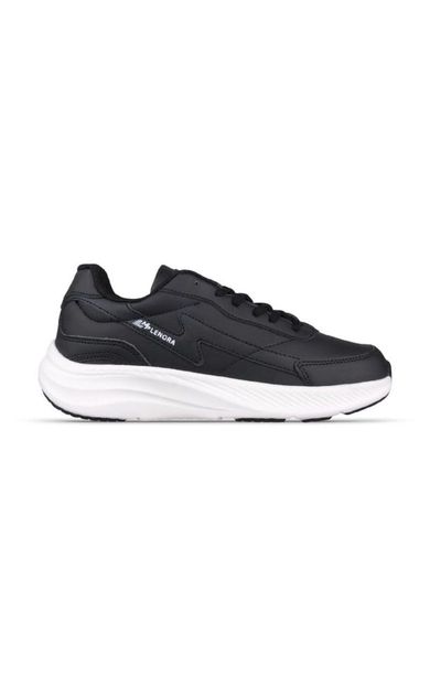 Mp 242-2037 Siyah Beyaz Unisex Bağcıklı Spor Ayakkabı