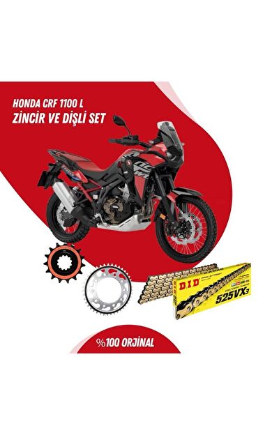 HONDA CRF 1100 L 20-23 DID VX3 GOLD ZİNCİR DİŞLİ SET