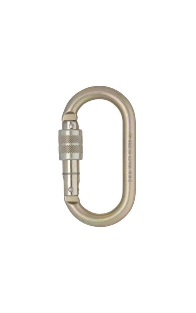 DMM 10 mm Steel Oval Screwgate Karabina
