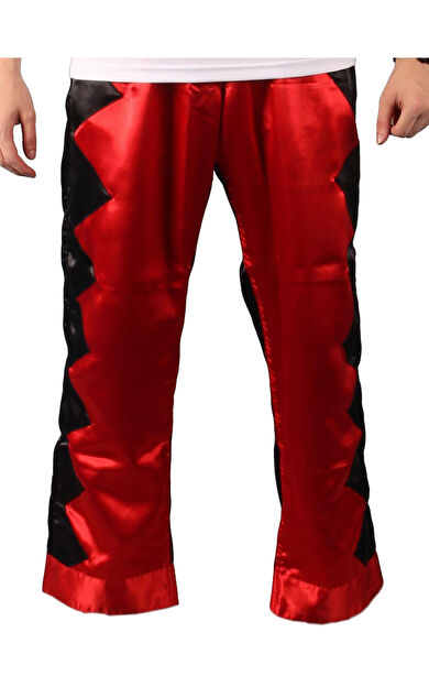 DO-SMAI Çift Renk Kick Boks Wushu Pantolonu PA171 - Siyah Kırmızı