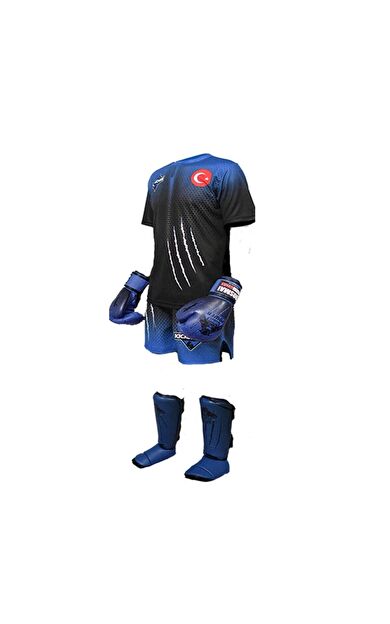 DO-SMAI Panther Power Boks Kick Boks Antrenman Seti Pst994 - Mavi