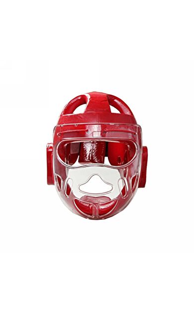 DO-SMAI Yüz Korumalı Mantar Kask Dosmai Ko378-m - Kırmızı - Kırmızı