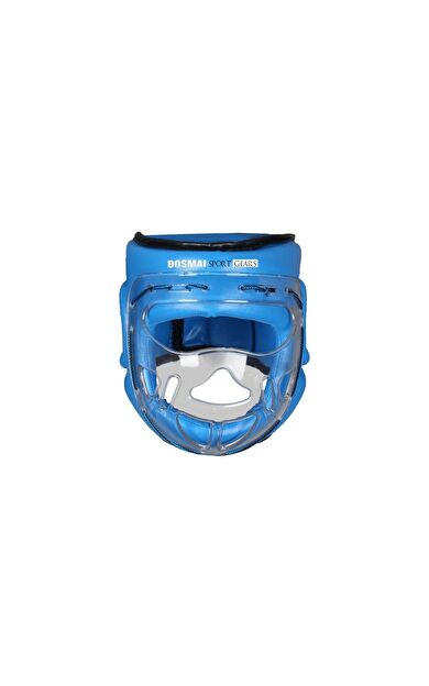 DO-SMAI Mika Yüz Korumalı Kick Boks Muay Thai Maç Kaskı Ko372 - Mavi