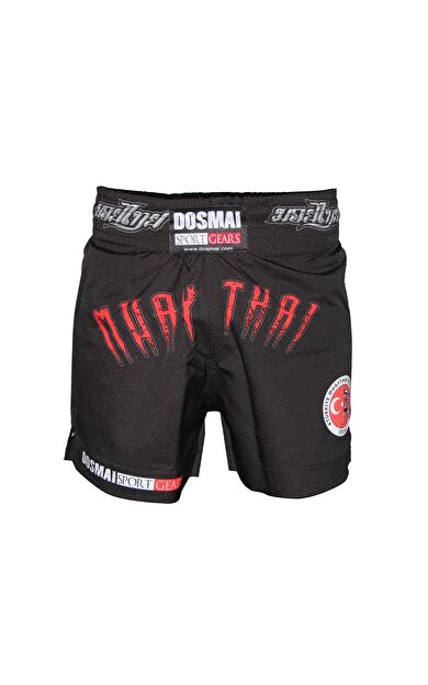 DO-SMAI Muay Thai Müsabaka Şortu Spor Şort Mts206 - Siyah