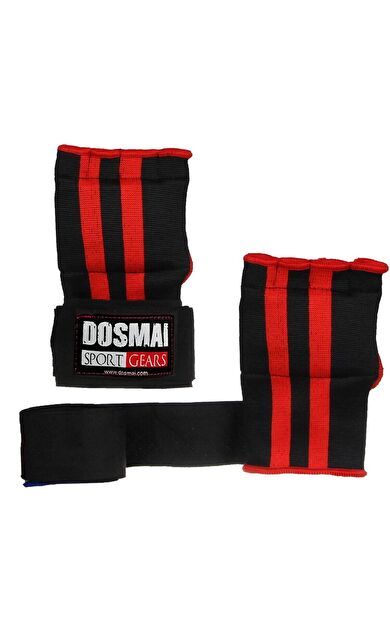 DO-SMAI Bilek Bandaj Destekli Jel Takviyeli Özel Dolgulu Boks Eldiveni El292 - Siyah