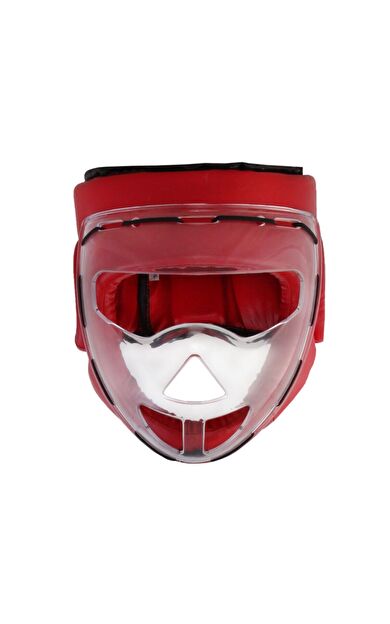 DO-SMAI Mika Yüz Korumalı Kick Boks Muay Thai Maç Kaskı Ko372 - Kırmızı