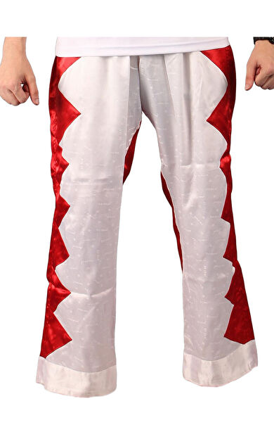 DO-SMAI Çift Renk Kick Boks Wushu Pantolonu PA171 - Beyaz Kırmızı
