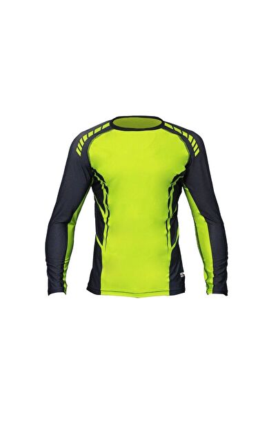 DO-SMAI Dijital Baskılı Uzun Kollu Long Sleeve Rashguard Spor Shirt Rg071 - Yeşil