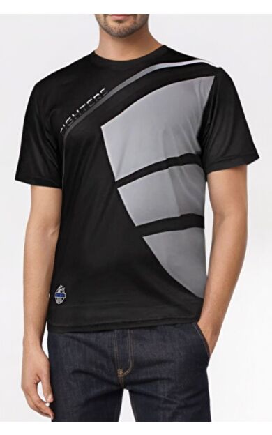 DO-SMAI Dijital Baskılı Fitness Boks Muay Thai Antrenman Tişörtü Spor T-shirt Fgt152 - Siyah