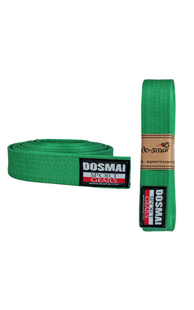 DO-SMAI Dosmai Aikido Karate Tek Dolama Kuşak Tk245 - Yeşil