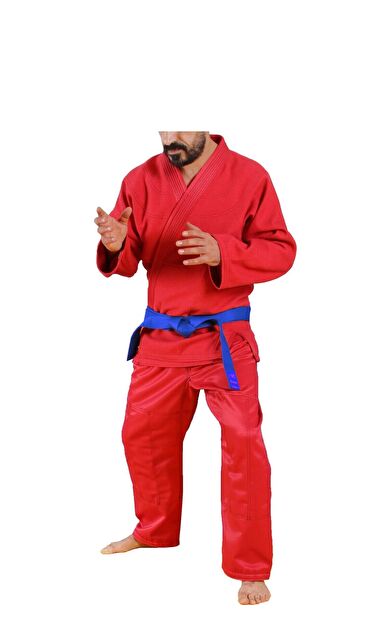 DO-SMAI Kuşaklı Serbest Dövüş Elbisesi Sb101 - Kırmızı