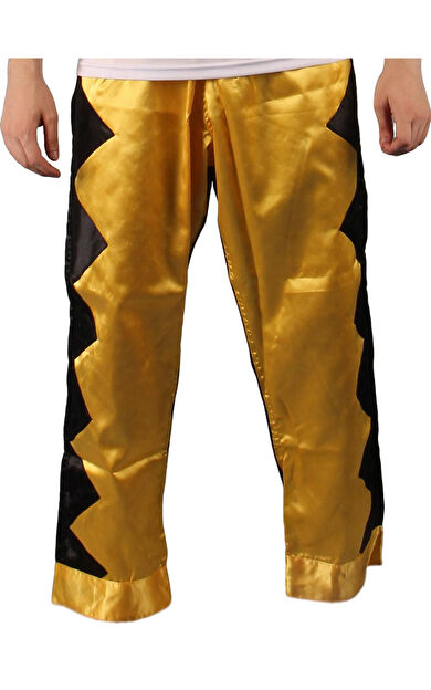 DO-SMAI Çift Renk Kick Boks Wushu Pantolonu PA171 - Sarı Siyah