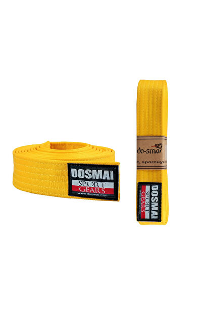 DO-SMAI Aikido Karate Çift Dolama Kuşak Kk240 - Sarı