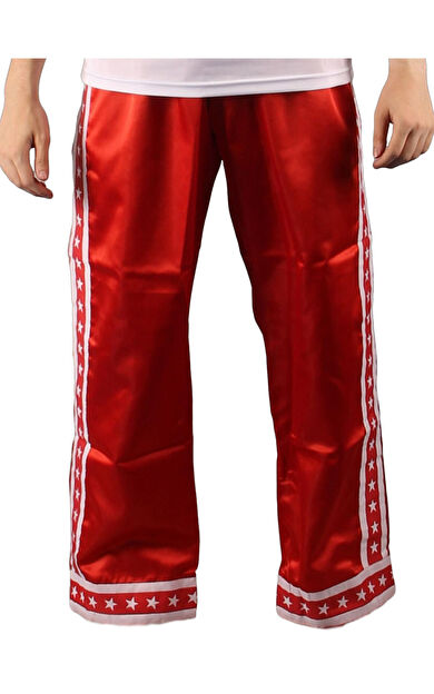 DO-SMAI Yıldızlı Kick Boks Wushu Pantolonu Pa145 - Kırmızı