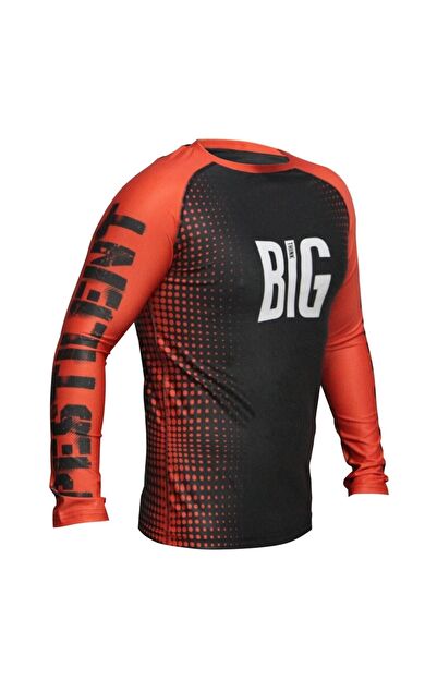DO-SMAI Dijital Baskılı Uzun Kollu Long Sleeve Rashguard Shirt Rg052 - Turuncu