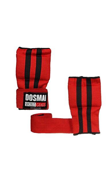 DO-SMAI Bilek Bandaj Destekli Jel Takviyeli Özel Dolgulu Boks Eldiveni El292 - Kırmızı