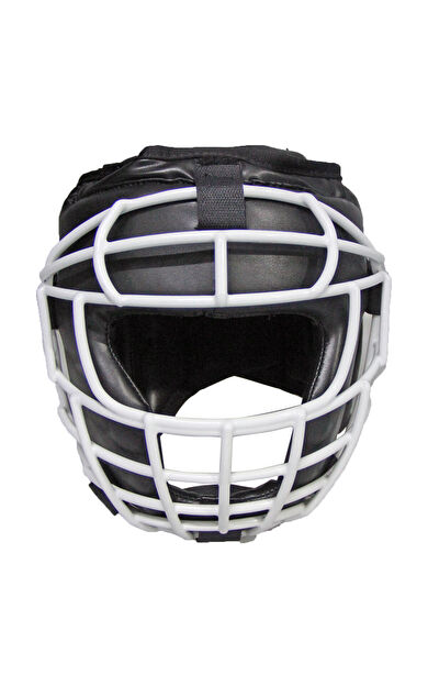 DO-SMAI Yüz Korumalı Demirli Boks Kick Boks Kaskı L Beden KO373 - Siyah